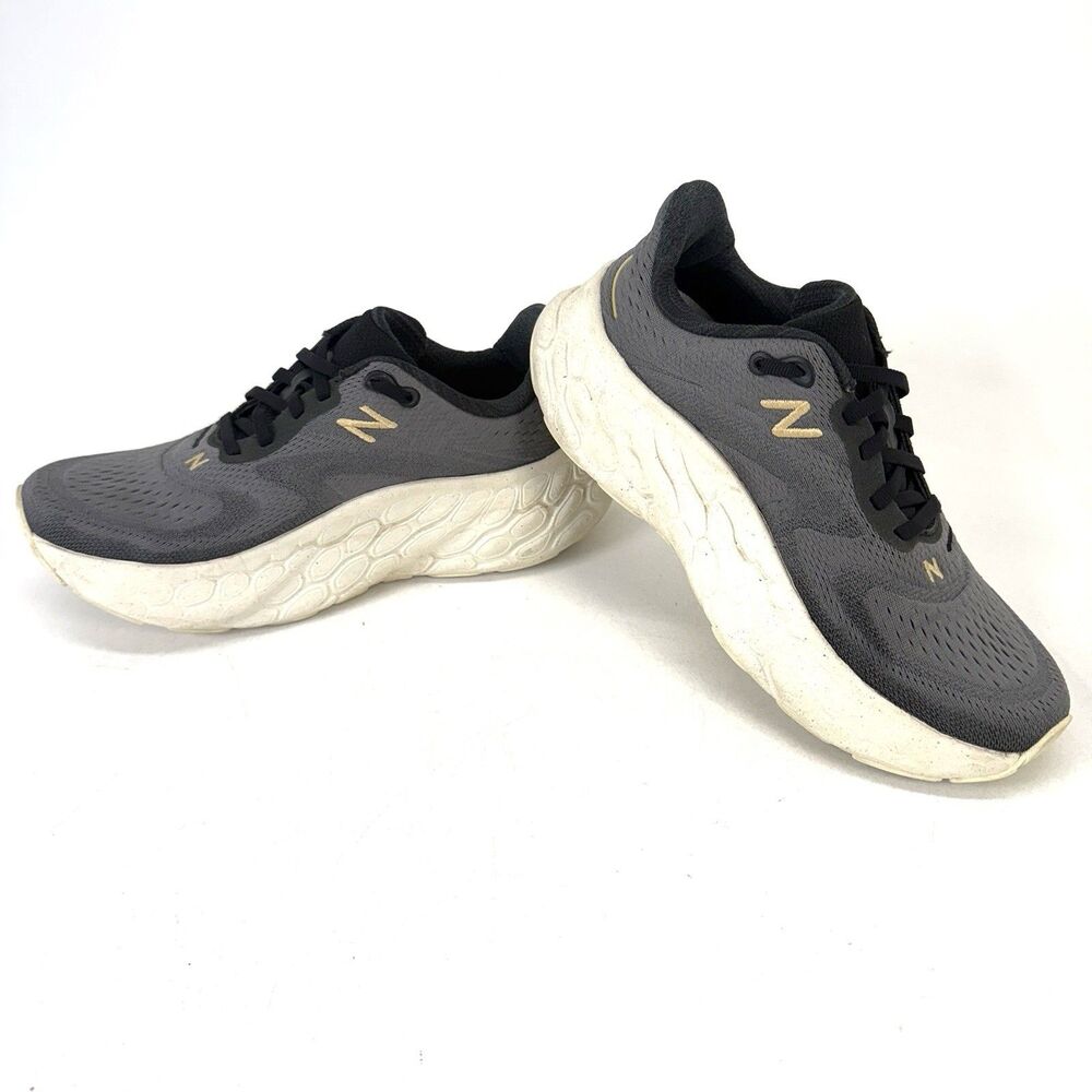 New Balance Fresh Foam X More v4 Athletic Running Shoes Black Dolce Women’s 9